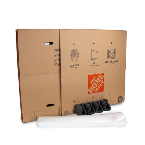 home depot tv box|extra large tv packing boxes.